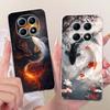 Für Xiaomi Redmi Note 15 Pro 4G Hülle Niedliche Katze Mode Bemalte Abdeckung Weiche Silikonhülle Für Redmi Note 15 Pro Plus Note15 5G Taschen