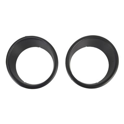 Cubierta Protectora ABS para Bisel de Faro con Instalación a Presión Anillos para Faro y Rejilla Accesorios para Vehículos para JK