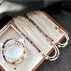 High Quality Natural Purple Ghost Faux Crystal Pearl Double Necklace Clavicle Chain
