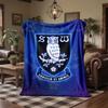 Sheffield Wednesday Football Print Flannel Blanket Soft Warm Sofa Bed Throw Blanket For Home Office Bedroom