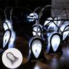 Halloween Led Lights String Twinkle Party Festoon Light Decoration Skull Pumpkin Bat Outdoor Lights Garland Street Portable
