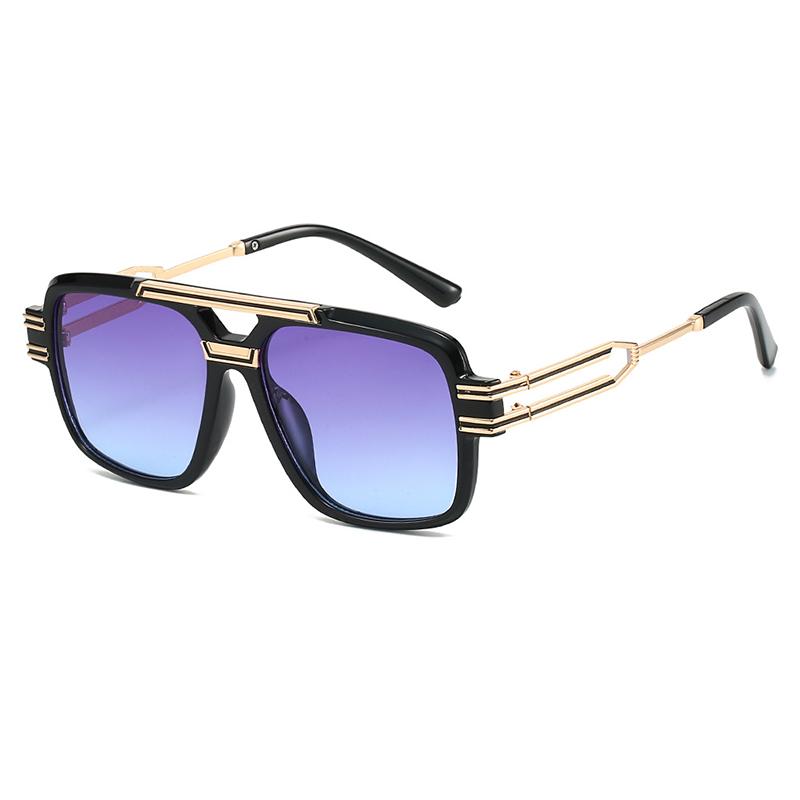 Fashion Vintage Square Frame Sunglasses for Men Women Brand Design Trend UV Protection Lens Blue Sun Glasses Unisex Eyewear 2026