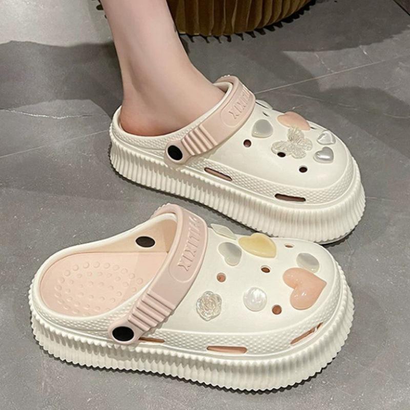 Women's Height-Boosting DIY Closed-Toe Platform Sandals