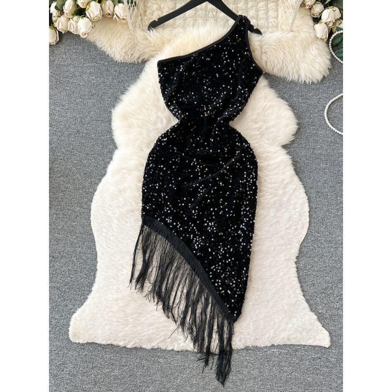 Pure Desire Summer Asymmetrical Skinny Slimming Dress