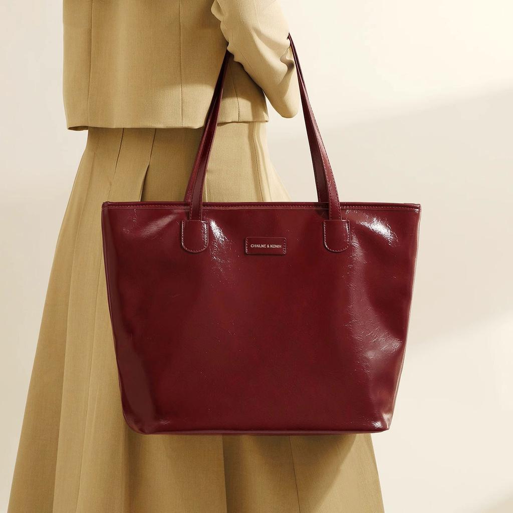 Retro Tas met grote capaciteit, Dames Niche Tote Bag, Veelzijdige en Eenvoudige Enkelschouder Okseltas