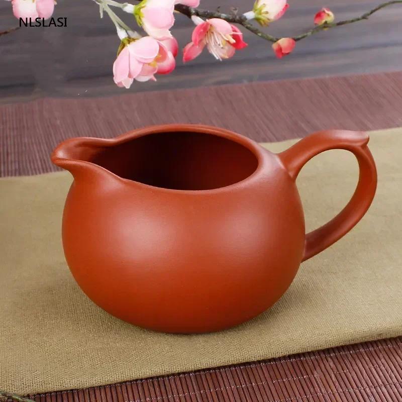 Yixing Purple Clay Fair Cup Cha Hai Master Teacup Handmade Tea Set Accessories Household Drinkware Large Capacity 340ml