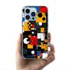 TOPLBPCS Mondrian Grid Cases Phone Case For Iphone 17E 16E 17 Air 16 Pro Max 15 Pro 14 Plus 11 13 12 Mini Cover Cases Compatible