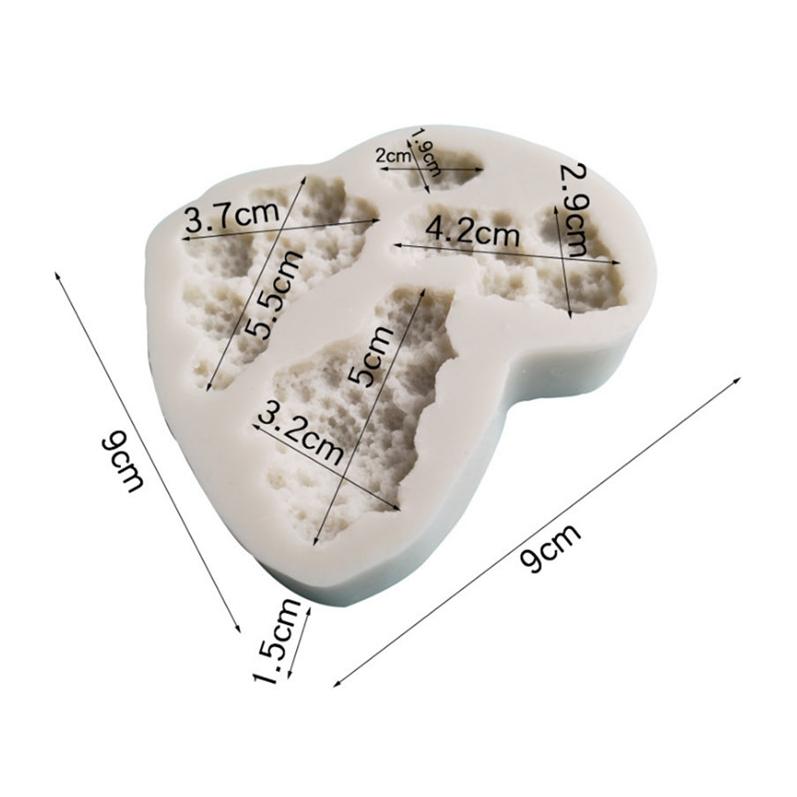 

3D Коралловая формовка жидкая силиконовая форма DIY торт шоколад выпечка аксессуары мягкий инструмент для изготовления глины