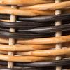 Contemporary Rattan Effect Basket Plant Holder for Wedding and Party Decors, Light Weight Flower Basket