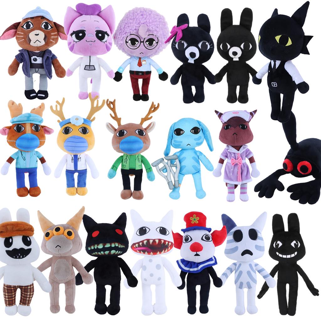 Character Profession Animal Hospital Plush Toy Abnormal Animals Stuffed Doll For Kids Game Fans Birthday Xmas Gift