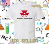 NUOVA MAGLIETTA MASSEY FERGUSON TRATTORE LOGO RACING T-Shirt DIVERTENTE TAGLIA S-5XL
