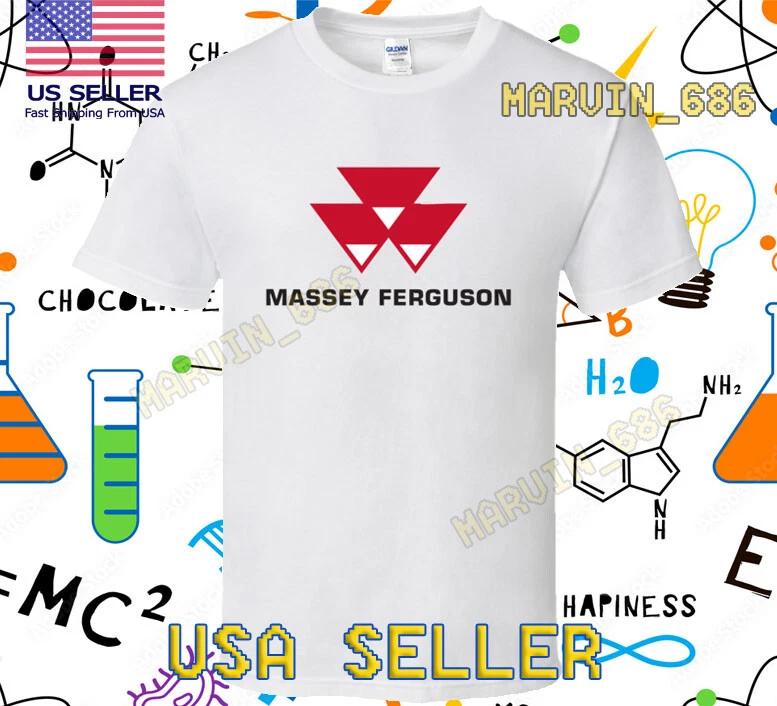 NEW SHIRT MASSEY FERGUSON TRACTOR RACING LOGO T-Shirt FUNNY SIZE S-5XL 4XL