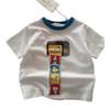 Kids Cotton Short Sleeve T Shirt with Cartoon Print for Boys and Girls Summer Wear