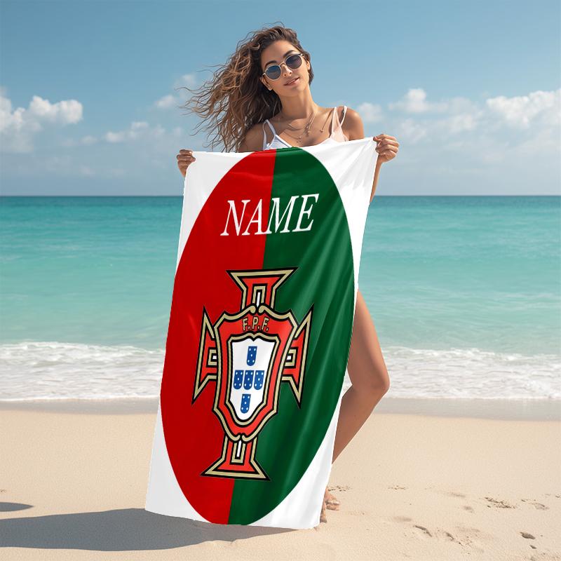 Personalized Charlotte Football Club Crest Beach Towel Microfiber Beach Towel Thin Absorbent for Beach Swimming Yoga Bath Sports. 0910169