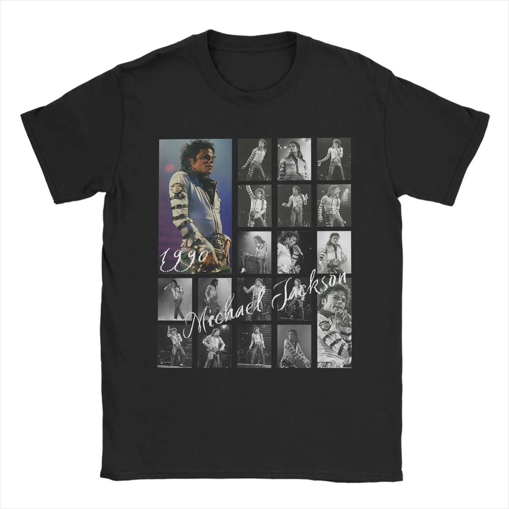 Michael Jackson Dancer T-Shirt Summer Fashion T Shirts Pure Cotton Comfortable 4XL 5XL 6XL Top Tees Short Sleeve Y2K Tshirt