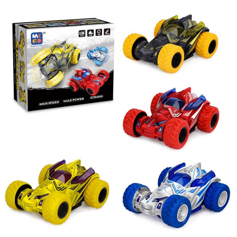 360 degrees Rotation Pull Back Stunt Car Toy Inertial Offroad Car Toy Friction Inertia Powered Toy Car