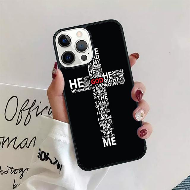 Awesome Bible Jesus Christ Christian Cross Phone Case Cover For iPhone 17 Air 15 16 Pro Max 14 13 12 11 Pro Max Plus