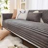 Winter Luxury Rabbit Plush Sofa Cushion - Non-slip, Thickened Cover in Simple French Style