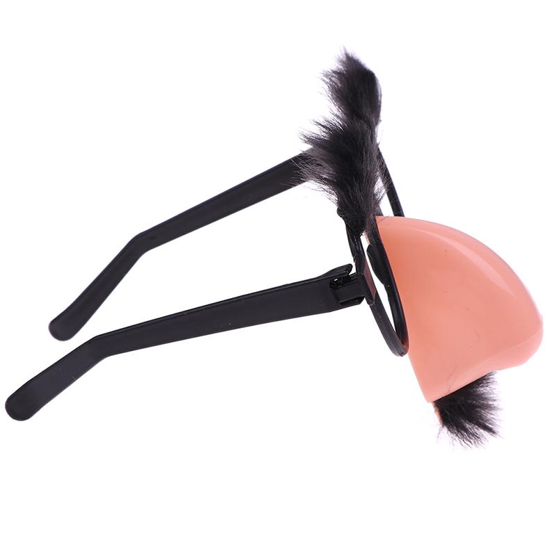 Fancy Cosplay Disguise Moustache Glasses Halloween Party Dress Big Nose