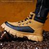 Quality Security Boots Work Shoes Men Anti-smash Steel toe shoes Anti puncture Indestructible shoes Non-slip Work Safety Shoes