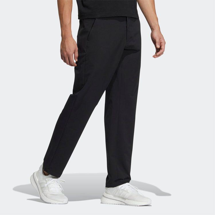 Adidas Knitted Sweatpants Men's Black Moderate Tapered Pants IA1769