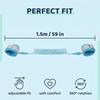 WUMZIRA 2 Pack Toddler Leash Anti-Lost Wrist Link 1.5M Safety Harness with Reflective Design for Kids Blue Pink