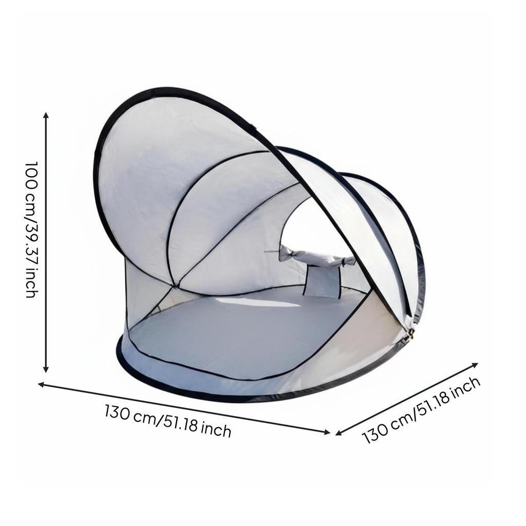 Rapid-Setup Instant Beach Tent Easy Setup Camping Shelter Foldable