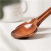 Japanese Style Wooden Soup Spoon With Long Handle Kitchen Utensil Practical Tableware For Home Dining Outdoor Use