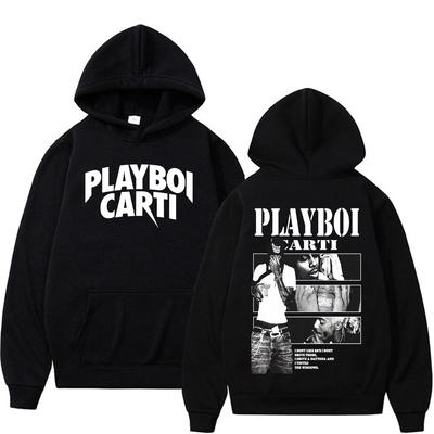 Репер Playboi Carti Музичний Альбом Худі Чоловіки Жінки Харадзюку Вуличний Стиль Хіп-Хоп Толстовка Жилетка З Довгим Рукавом Пуловери Худі