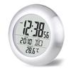 Digital Bathroom Shower Wall Clock, Waterproof Spray, Moisture-proof Meter, Moisture-proof, Large Screen Display, Calendar Month and Day, [4 Strong Su