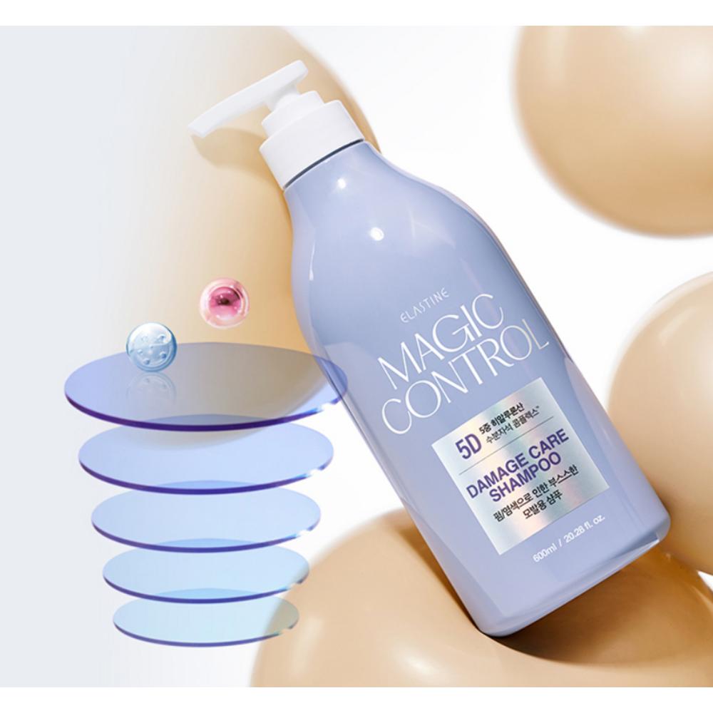 Elastin Magic Control Perm Shampoo for damaged hair that becomes brittle due to dyeing, 600ml, 1 unit