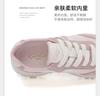 Comfortable and breathable mesh shoes: spring and summer color blocking splicing German training shoes, lace up women's casual shoes