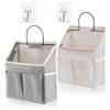 Wall Hanging Storage Bag Waterproof Over The Door Closet Organizer Hanging Pocket Organizer Box Containers for Bedroom