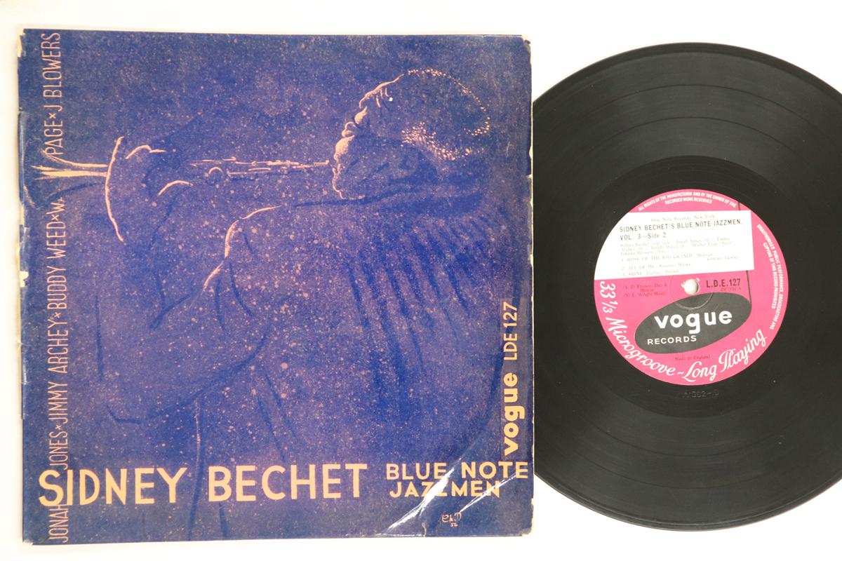 

10inch Record SIDNEY BECHET - Sidney Bechet And His Blue Note Jaz LED127 VOGUE 1955 UK Jazz Used