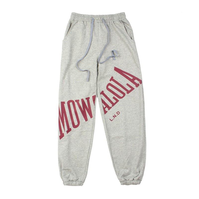 Unisex Gray Mowalola-Style Oversized Cargo Jogger