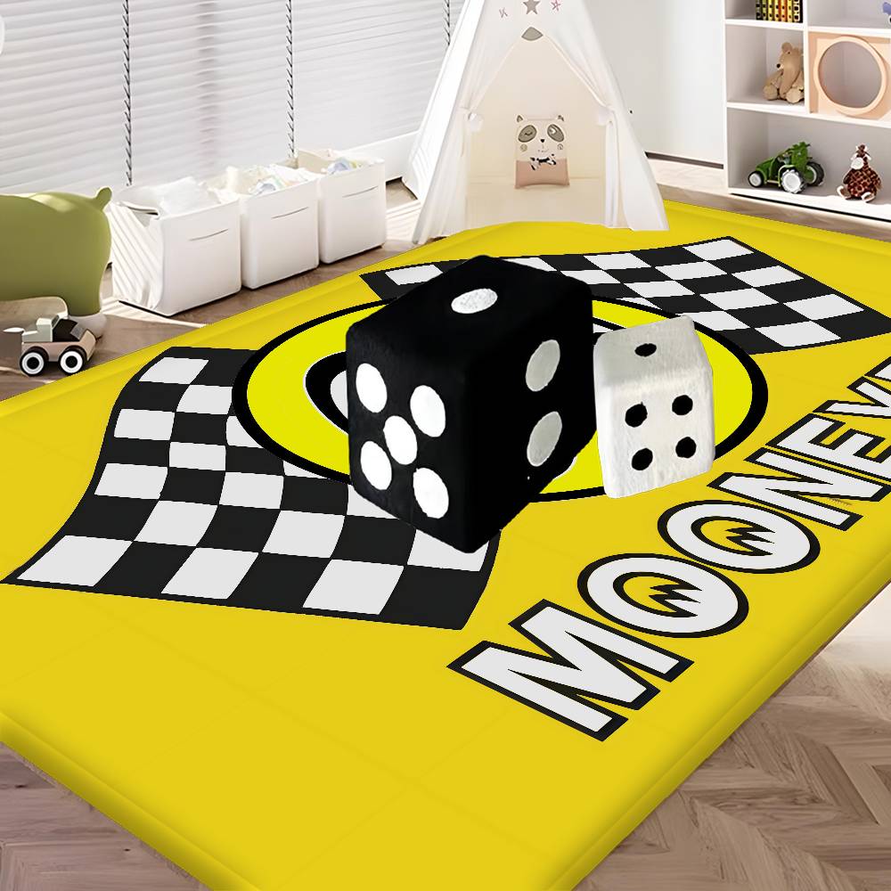 

JDM-MOON-EYES Fashion Floor Mat INS Style Soft Bedroom Floor House Laundry Room Mat Anti-skid Household Carpets 40x60cm