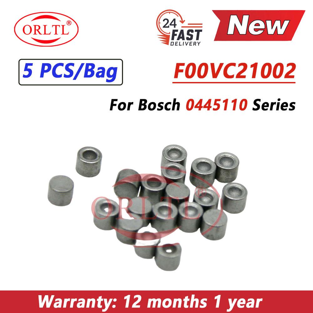 20PCS Injector Ball Seat F00VC21001 FOOVC21002 Spare Part Nozzle F00VC21002 FOOVC21001 Valve Seat For 0445110/120 Series