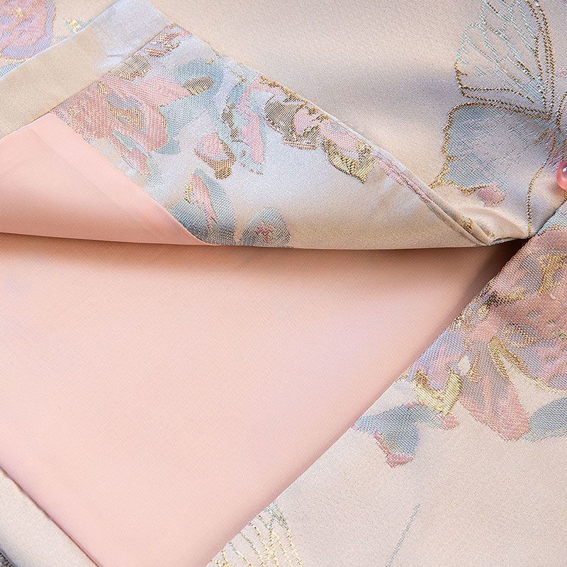 2025 early autumn new women jacquard show thin temperament button design vest vest