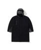 BSRABBIT Gloss Panel Raincoat Black