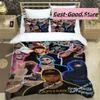 3D Fashion Rapper Anuel AA Bedding Set Printed Single Comforter Quilt Bed Cover Duvet Cover Pillow Case 3 Pieces Kids Adult Size