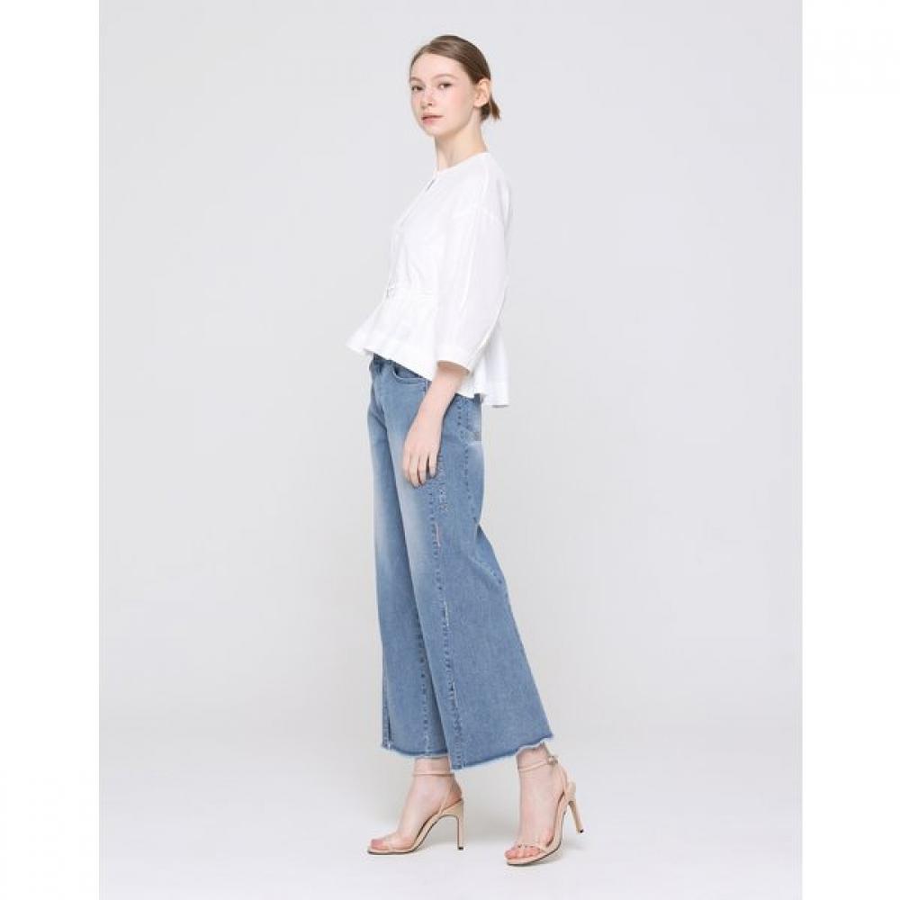 Son Jung Wan Women S Shirred Frill Zip Up Jacket Zjk6262310