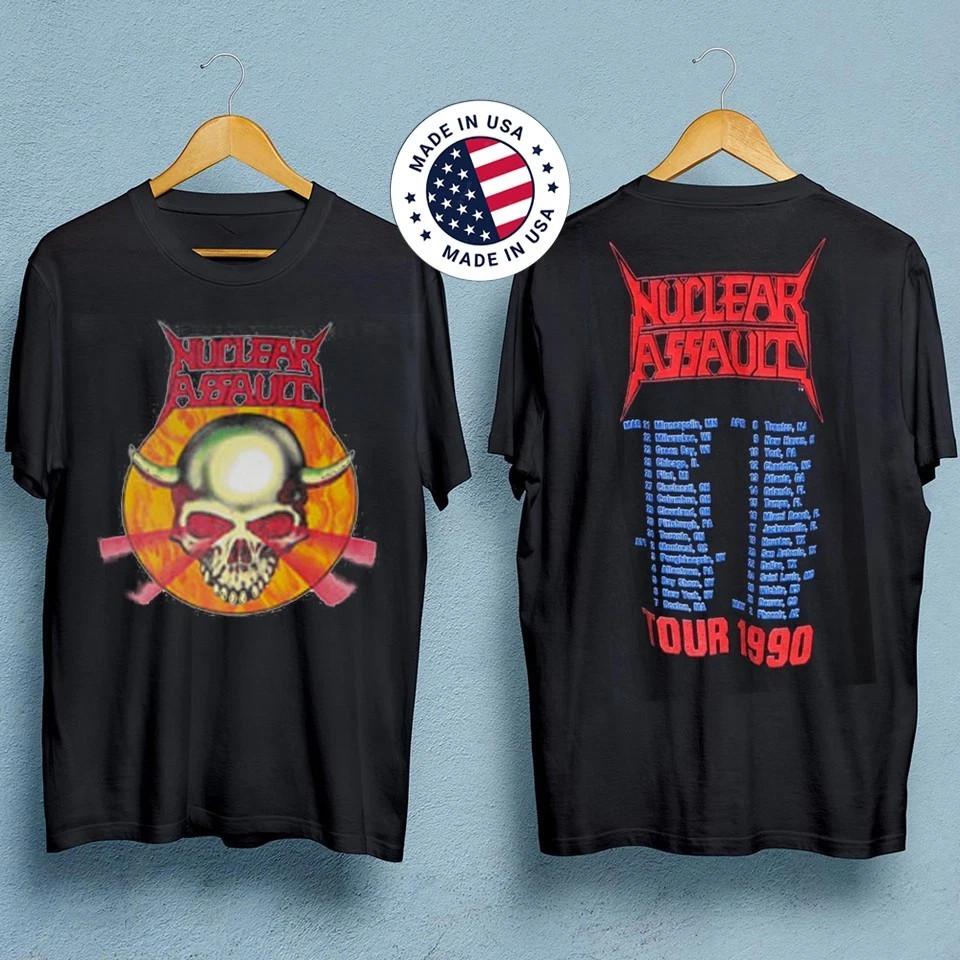 

Nuclear Assault band 2 sides Tshirt black All sizes S to 5Xl Unisex T-Shirt S