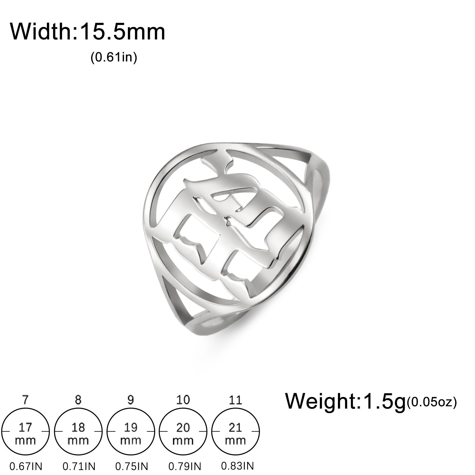 Skyrim Hebrew letters LOVE Women s Ring Love Ring Stainless Steel Romantic Fashion Couple Jewelry Hanukkah Gift 7