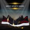 2025 spring fashion sports shoes Korean version of casual sports running shoes men's flying woven shoes breathable mesh trendy shoes