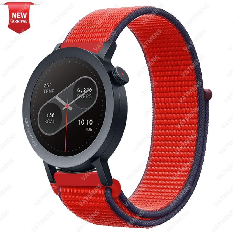 Řemínek pro chytré hodinky CMF Watch Pro 2 Náhradní náramek Nylonový sportovní smyčkový řemínek Correa pro CMF Watch Pro 2