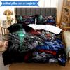 Mecha Armor Robotic Design 3pcs K-pop music group Bedding set,Ideal for Bedroom, Dormitory,Including Duvet Cover And 2pcs Pillowcases,Fan gifts