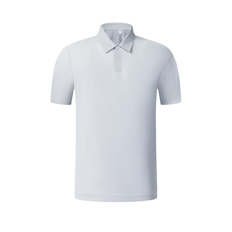 FILA Fitness Cool Touch Fashion Polo Shirt Men tops Port-Mist-Gray A11M631113FGY M