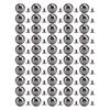 50sets Versatile 10mm Diameter Rivet Kit Heavy Duty DIY Projects Leather Rivets Sphere Rivet For Leather Crafts