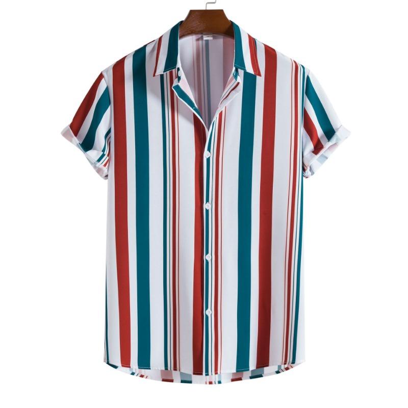 Men's Cable Knit Collar Shirt
