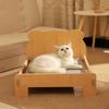 Wooden Pet Bed Cat Litter Dog Bed Four Season Universal Landing Kitten Wooden Removable Washable Teddy Cot House Accessories